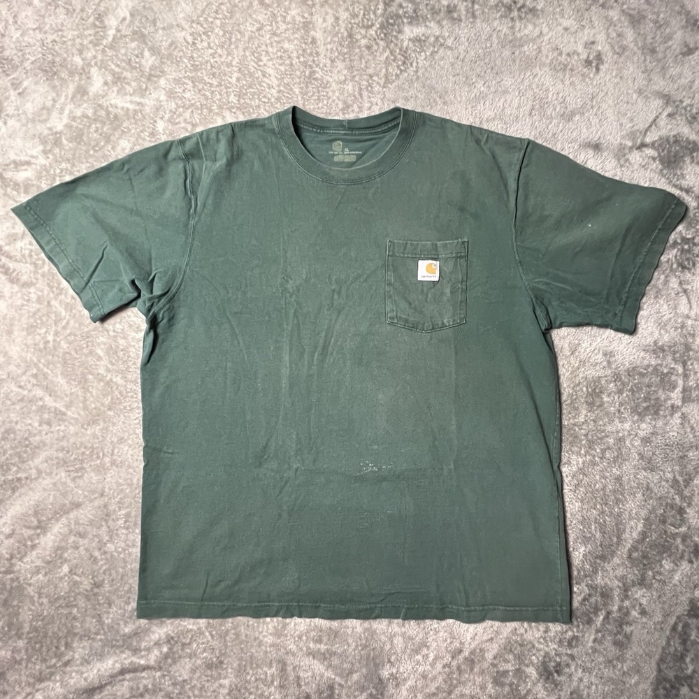Carhartt Green Pocket T Original Fit Mens XL